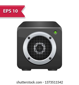 Speaker Icon. Professional, pixel-aligned icon in realistic colors.