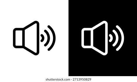 Speaker With Icon Set Design