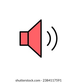 Speaker icon set illustration. volume sign and symbol. loudspeaker icon. sound symbol