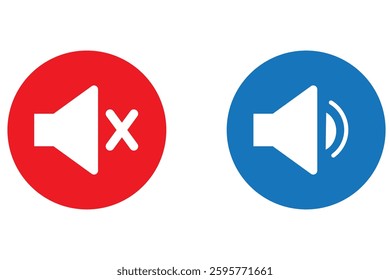 Speaker icon set illustration. volume sign and symbol. loudspeaker icon. sound symbol design eps 10 