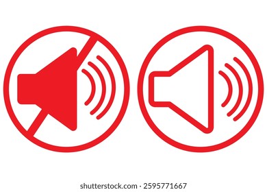 Speaker icon set illustration. volume sign and symbol. loudspeaker icon. sound symbol design eps 10 