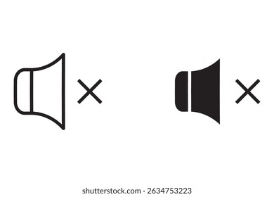 Speaker Icon set. Voice Icon, Vector Illustration