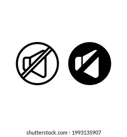 Juego de iconos del altavoz, vector de iconos de volumen, vector de icono del altavoz, símbolo de sonido