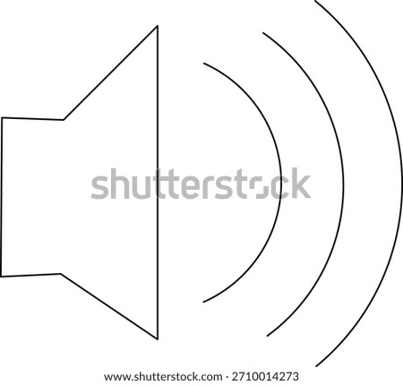 Speaker icon showing loud volume waves.