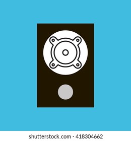speaker icon. speaker sign