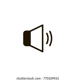 speaker icon. sign design