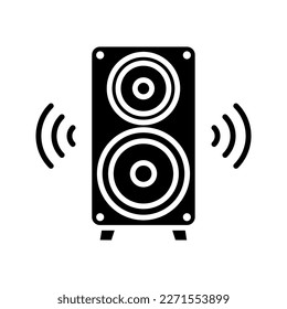 Icono del altavoz. inicio de sesión para concepto móvil y diseño web. ilustración vectorial