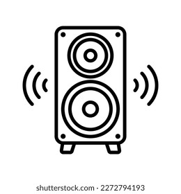 Speaker icon. sign for mobile concept and web design. vector illustration