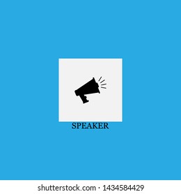 speaker icon sign signifier vector