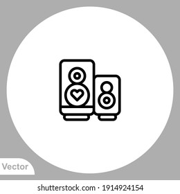 Speaker icon sign vector,Symbol, logo illustration for web and mobile