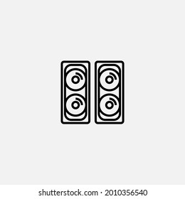 Speaker icon sign vector,Symbol, logo illustration for web and mobile