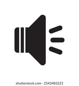 Speaker icon. Simple vector sign.