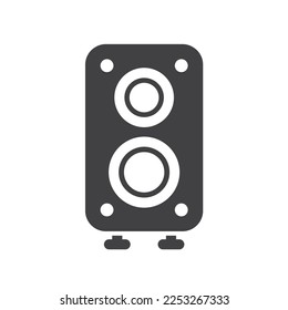 speaker icon with solid style