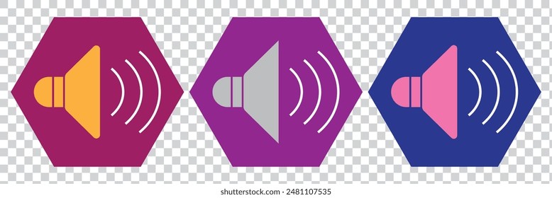 speaker icon, sound icon vector.