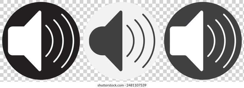 speaker icon, sound icon vector.