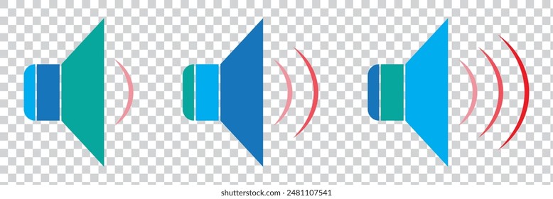 speaker icon, sound icon vector.