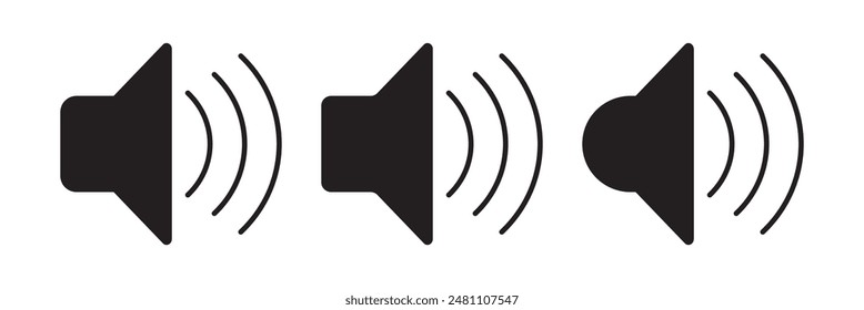 speaker icon, sound icon vector.