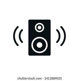 Speaker icon ,sound icon vector illustration flat style