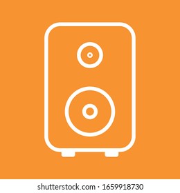 Speaker icon, stock vector illustration, EPS10