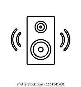 Speaker icon style flat
