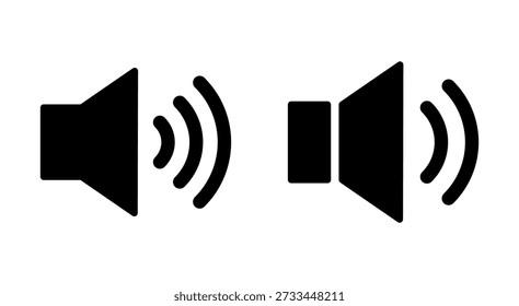 Icono de altavoz para App y Sitios web. símbolo de volumen y símbolo. icono de altavoz. símbolo de sonido