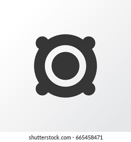 Speaker Icon Symbol. Premium Quality Isolated Amplifier Element In Trendy Style.