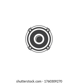 Speaker icon and symbol vector design