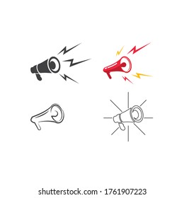 Speaker icon and symbol vector design