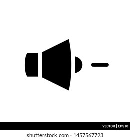 Speaker icon symbol vector illustration. EPS 10