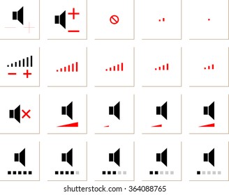 Icono del altavoz Ilustración vectorial