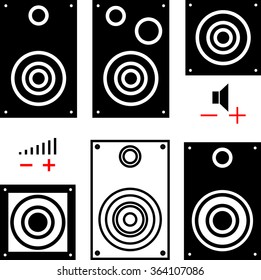 Speaker Icon Symbol Vector Illustration