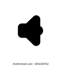 Speaker icon symbol vector on white background