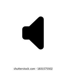 Speaker icon symbol vector on white background