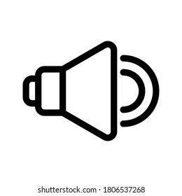 Speaker icon. symbol for website Computer and mobile. vector illustration.