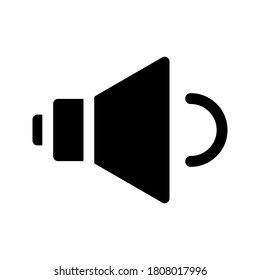 Speaker icon. symbol for website Computer and mobile. vector illustration.