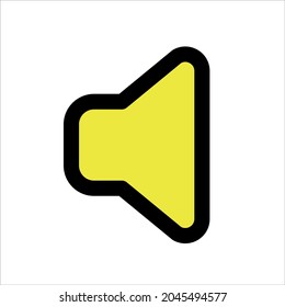 Speaker icon symbol for your app, website, template design. Creative design element.