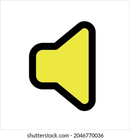 Speaker icon symbol for your app, website, template design. Creative design element.