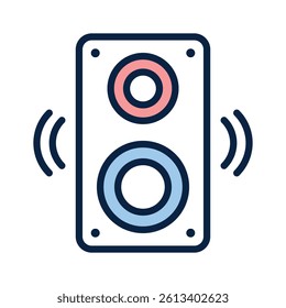 Speaker icon symbolizing sound, audio, and broadcast communication