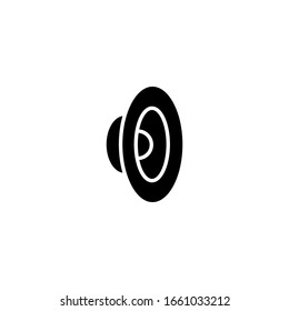 Speaker icon template. Vector illustration 
