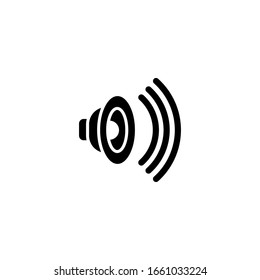 Speaker icon template. Vector illustration 