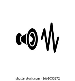 Speaker icon template. Vector illustration 