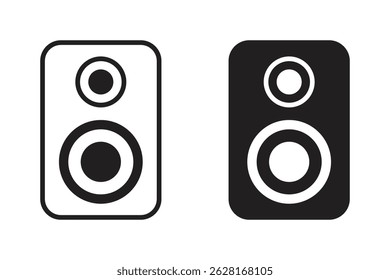 icono de altavoz. Símbolo de Vector transparente del altavoz.