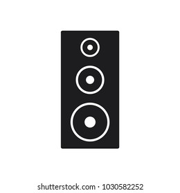 speaker icon in trendy flat style 