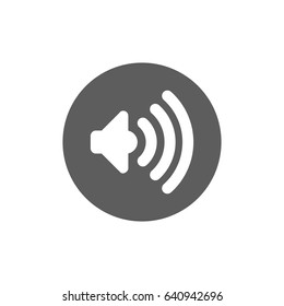 Speaker Icon in trendy flat style isolated on white background. Award symbol for your web site design, logo, app, UI. Vector illustration, EPS10.