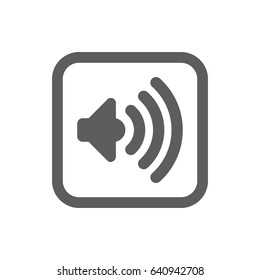 Speaker Icon in trendy flat style isolated on white background. Award symbol for your web site design, logo, app, UI. Vector illustration, EPS10.