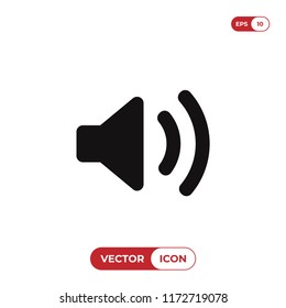 Speaker icon vector