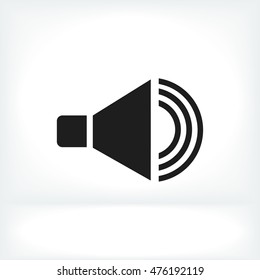 speaker icon, vector best flat icon, EPS