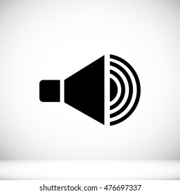 speaker icon, vector best flat icon, EPS