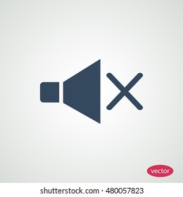 speaker icon, vector best flat icon, EPS
