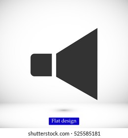 speaker icon, vector best flat icon, EPS